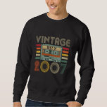 Sudadera Vintage Best Of 2007 Cassette Tape 18th Birthday 1<br><div class="desc">La mejor cinta de cassette de 2007 de 18 años</div>