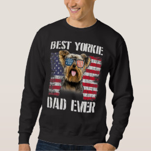 Sudadera Vintage Best Yorkie Dad Nos Bandera Por El Propiet