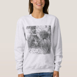 Sudadera Vintage Bicycle Garden Sketch