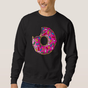 Sudadera Vintage Big Pink Donu Colorous Sprinkles Doughnut