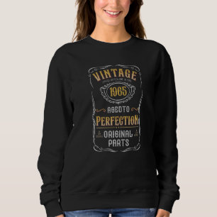 Sudadera Vintage Birthday Party 1965 Original Parts 57th Bi