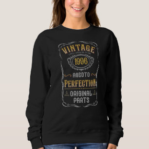 Sudadera Vintage Birthday Party 1996 Original Parts 26th Bi