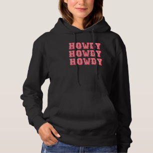 Sudadera Vintage Blanco Howdy Rodeo Occidental País Sureño
