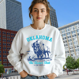 Sudadera Vintage Buffalo Oklahoma Souvenir Design