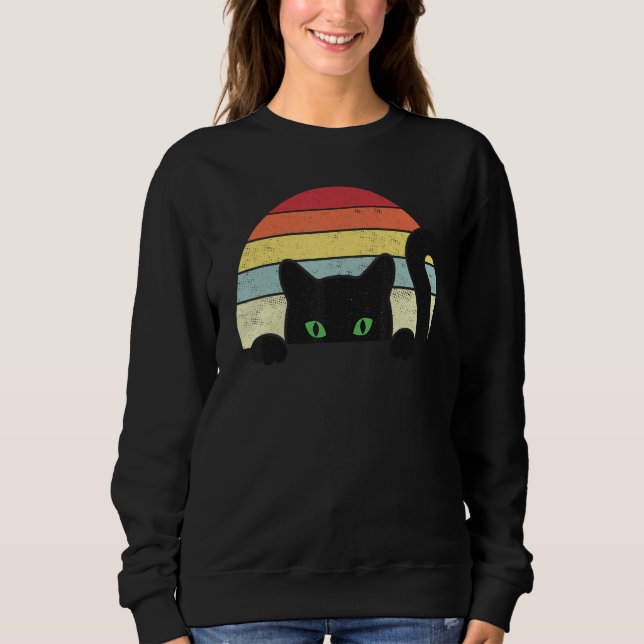 Sudadera Vintage Ca  Retro Kitten Cats (Anverso)