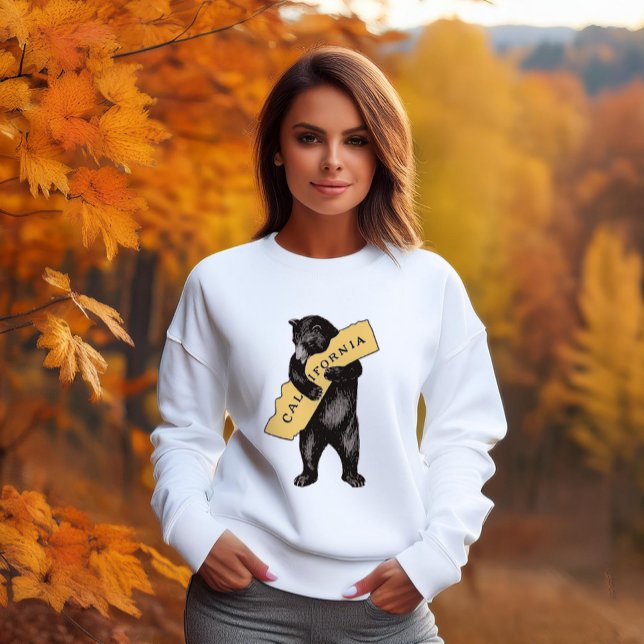 Sudadera Vintage California Bear Hug (Subido por el creador)