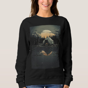 Sudadera Vintage Camping Nature Wilderness Wanderl