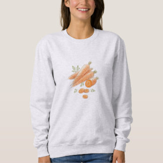 Sudadera vintage carrot illustration