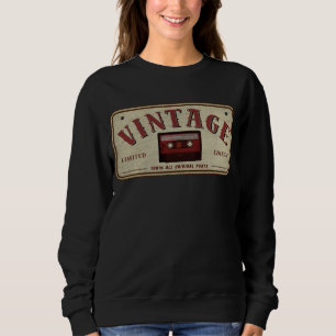 Sudadera Vintage Cassette Tape Limited Edition Music Lover