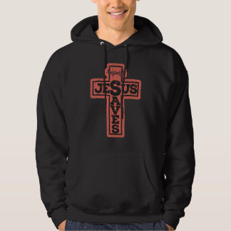 Sudadera Vintage Christian Cross Jesus Saves