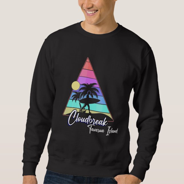 Sudadera Vintage Cloudbreak Fiji Surfing (Anverso)