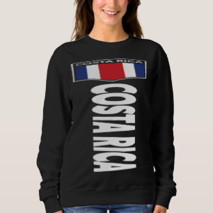 Sudadera Vintage Costa Rica Orgulloso Fútbol Costarricense