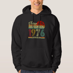 Sudadera Vintage Cumpleaños 46 Impresionante Desde Septiemb