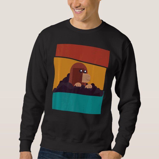 Sudadera Vintage Cute Mole (Anverso)