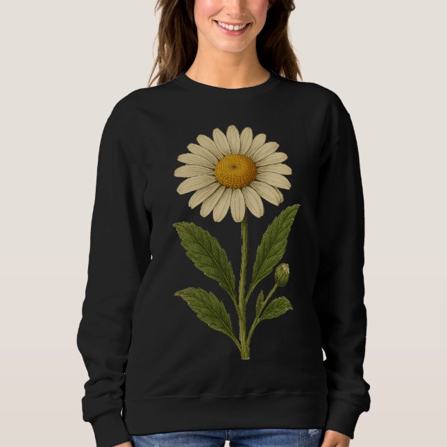 Sudadera Vintage Daisy Basic (Anverso)