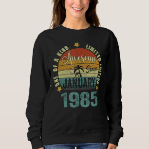 Sudadera Vintage de 38 años asombroso desde enero de 1985 3