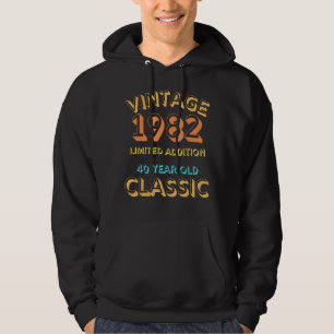 Sudadera Vintage de 40 años 1982 Classic 40th 1