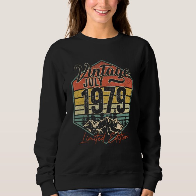 Sudadera Vintage de 43 años julio de 1979 (Anverso)