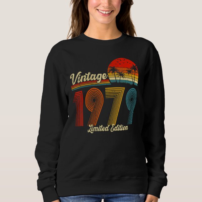 Sudadera Vintage de 44 años 1979 44º cumpleaños (Anverso)