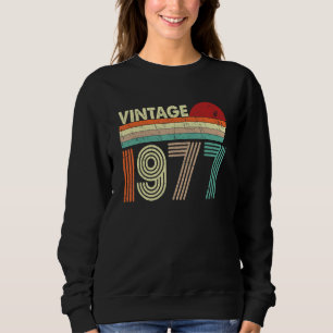 Sudadera Vintage de 45 años 1977 45th Bday
