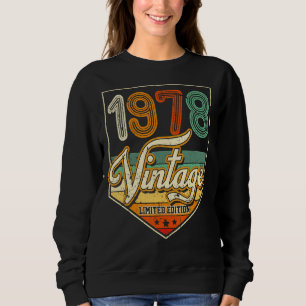 Sudadera Vintage de 45 años 1978 edición limitada 45th Bir