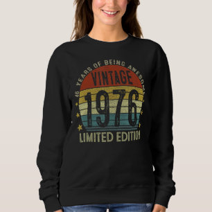 Sudadera Vintage de 46 años 1976 46º clásico