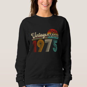 Sudadera Vintage de 50 años hecho en 1975 Retro 50th Birth