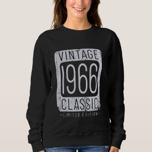 Sudadera Vintage de 58 años 1966 58ª decoración de cumpleañ
