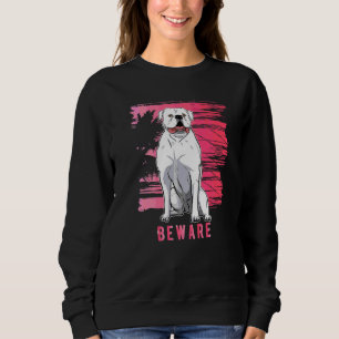 Sudadera Vintage de Bulldog blanco norteamericano del sur 1