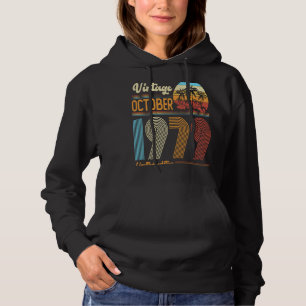 Sudadera Vintage de cumpleaños de 44 años Octubre 1979 Muje