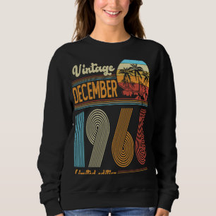 Sudadera Vintage de cumpleaños de 57 años diciembre 1966 Mu