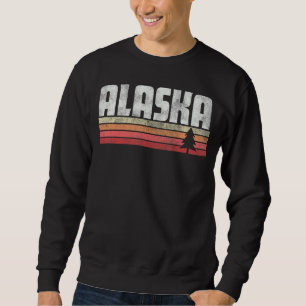 Sudadera Vintage de estilo retro Alaska años 70 hombres de