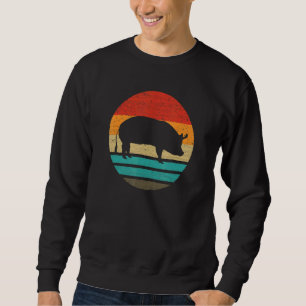 Sudadera Vintage de estilo retro de cerdo