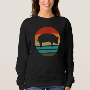Sudadera Vintage de estilo retro de cerdo 1