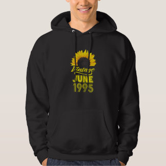 Sudadera Vintage de girasol femenino junio 1995 27 Nacimien