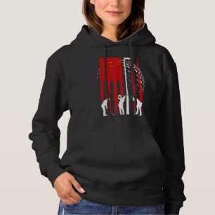 Sudadera Vintage De Golf Bandera Americana 4 De Julio Golfe
