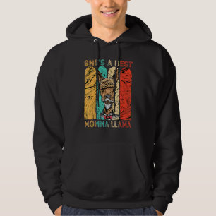 Sudadera Vintage de la Alpaca es la mejor mamá que llama ma