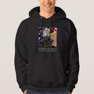 Sudadera Vintage de la bandera del día conmemorativo