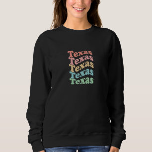 Sudadera Vintage de los 70 USA Estado Hippie Retro Texas