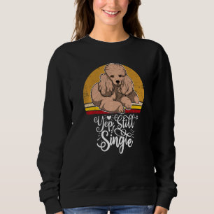 Sudadera Vintage de perro de caniche 12