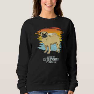 Sudadera Vintage de perro de pug 33