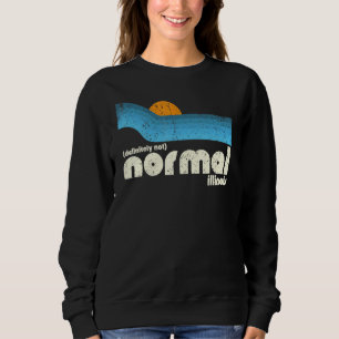 Sudadera Vintage Definitivamente No Normal Illinois