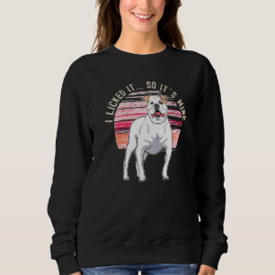 Sudadera Vintage del antiguo Bulldog blanco sureño american