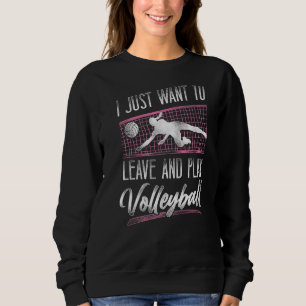 Sudadera Vintage del equipo del jugador de voleibol que qui