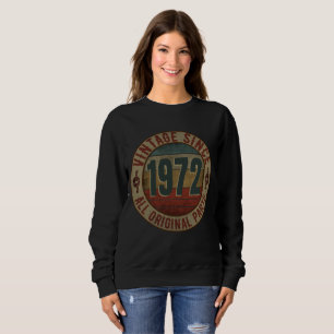 SUDADERA VINTAGE DESDE 1972 TODAS LAS PIEZAS ORIGINALES