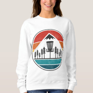 Sudadera Vintage Disk Golf Frolf Retro Frisbee Disk Golfer