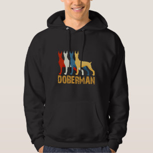 Sudadera Vintage Doberman Pinscher Para Los Amantes Del Per