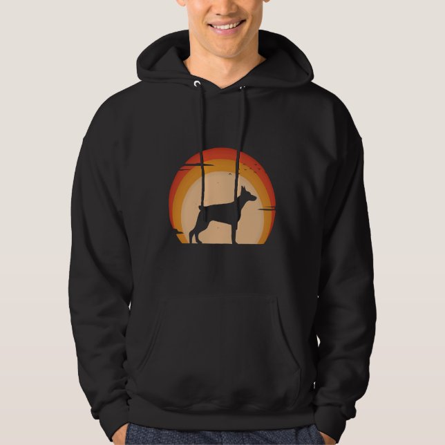 Sudadera Vintage Doberman Sunset 99 (Anverso)