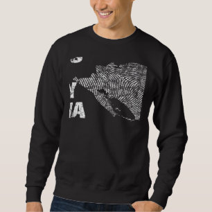 Sudadera Vintage Está En Mi ADN Nicaragua Mapa De Contorno