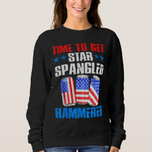 Sudadera Vintage Estados Unidos Beber Tiempo Para Estrellas
